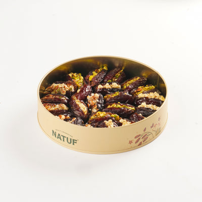 Assorted Dates & Nuts Tin Box-260gm