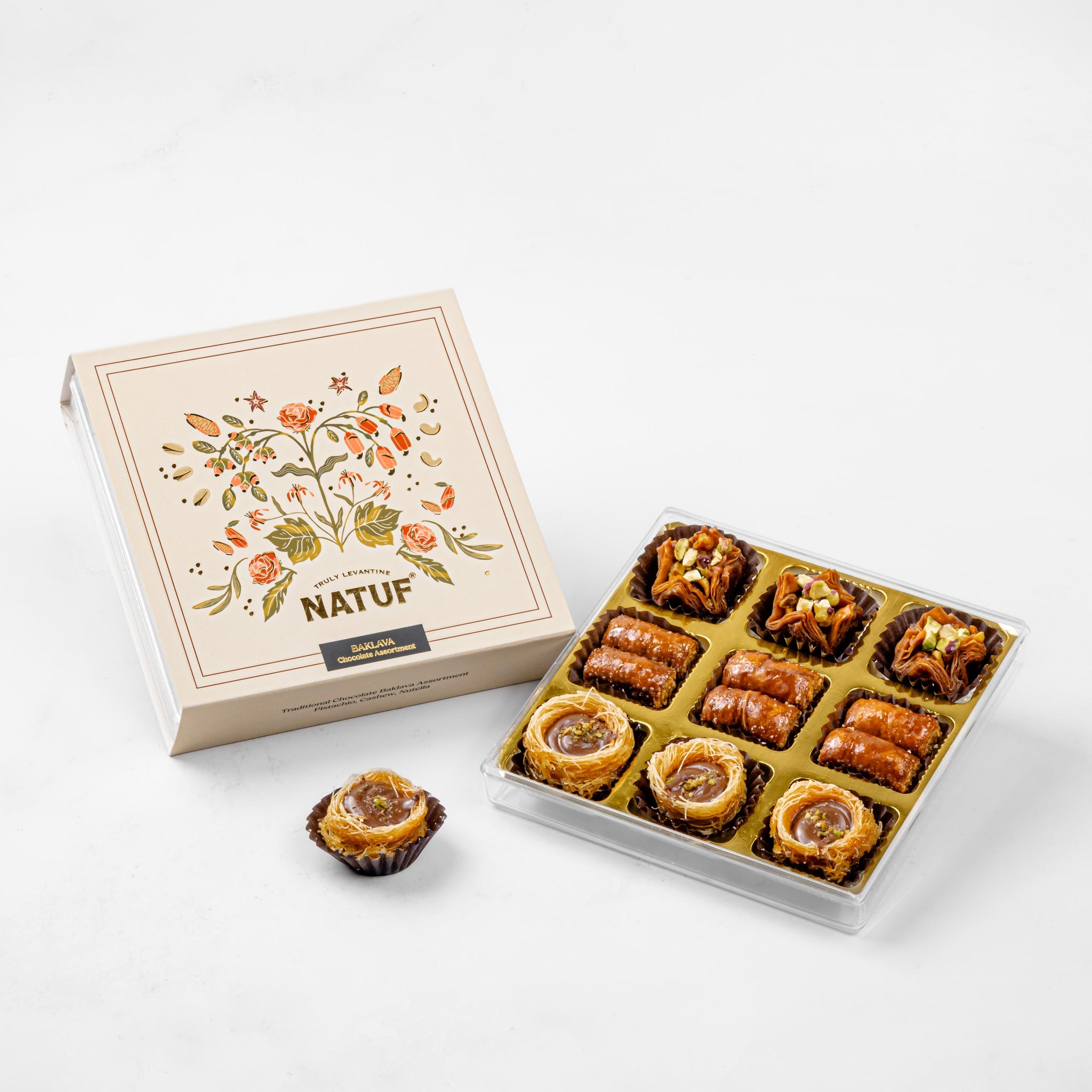 Baklava - Classic & Chocolate Mix 115 gms - NATUF