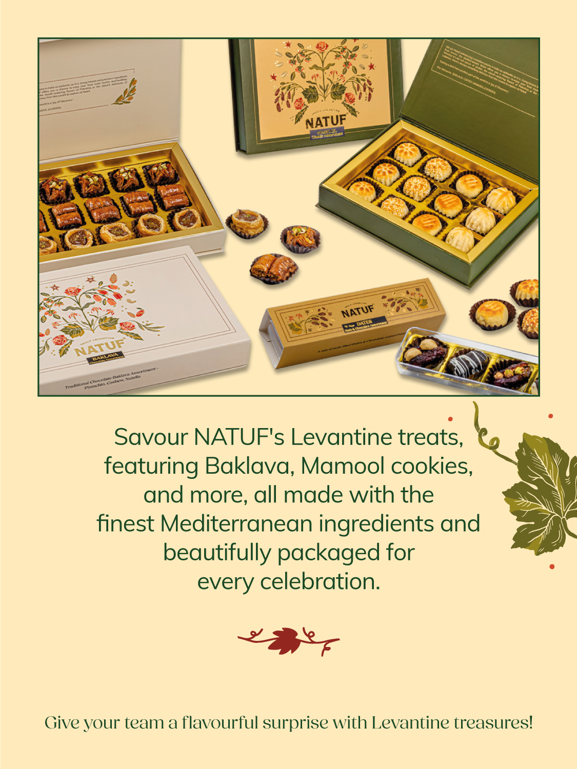 Baklava - Chocolate Assortment with Nuts  (185g)