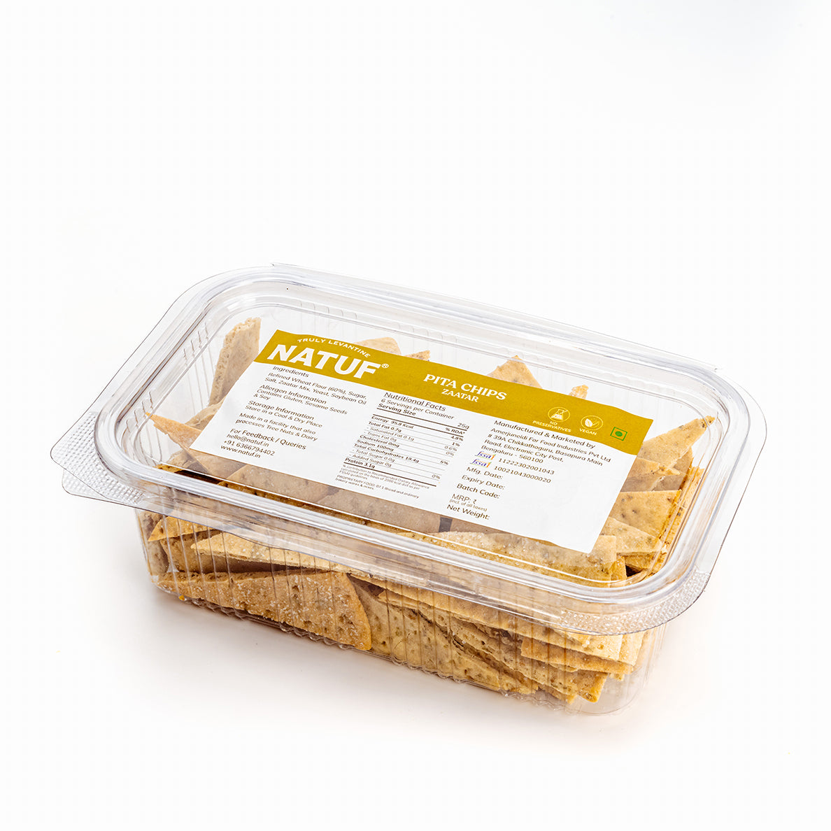 Baked Pita Chips 150gm - Zaatar