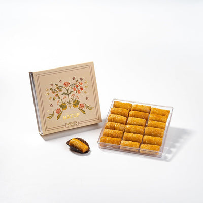 Baklava Cashew Roll Box - 315g vegan - NATUF