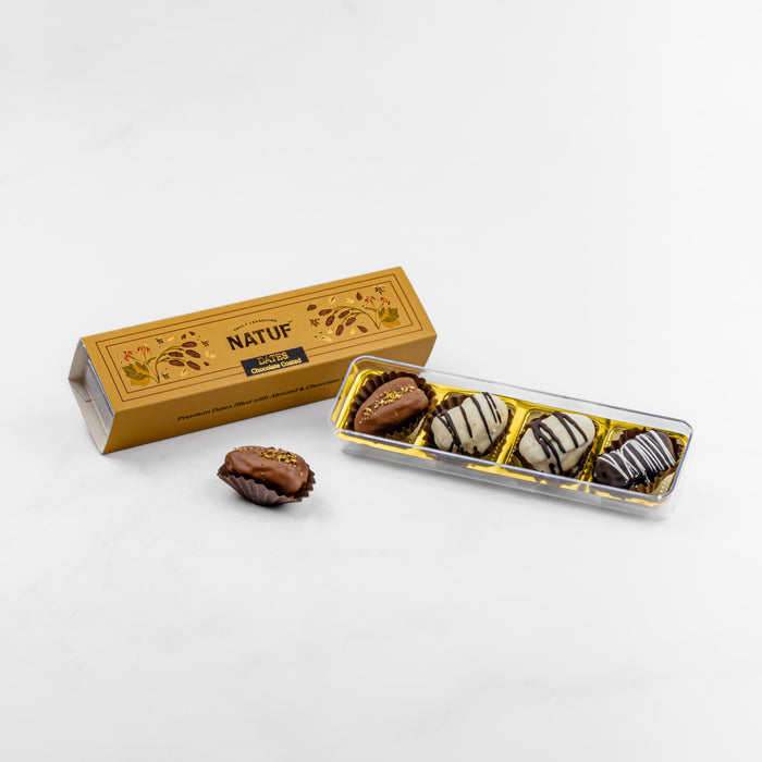 Dates Chocolate Assortment - 50 g - NATUF