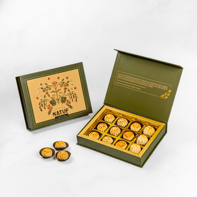 Classic Mamool Dates & Nuts Filled Cookies - NATUF