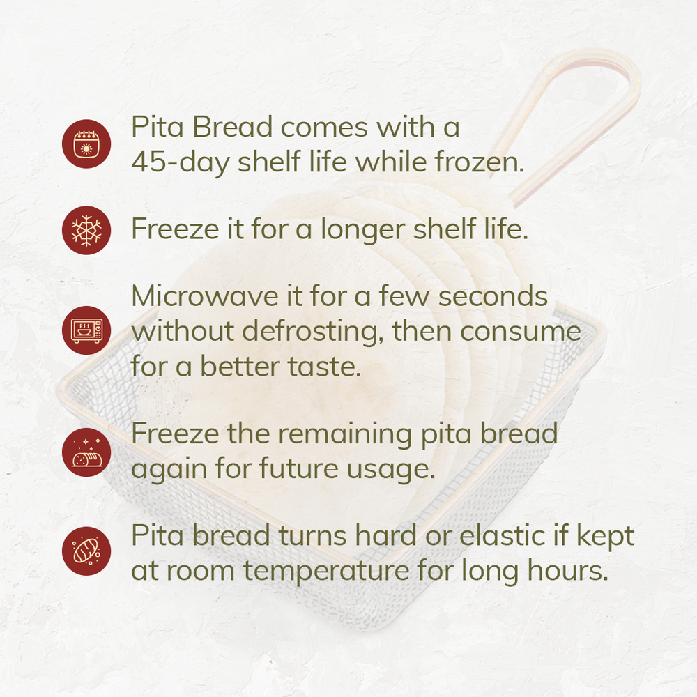 
                  
                    Pita Bread (Frozen) - Vegan
                  
                