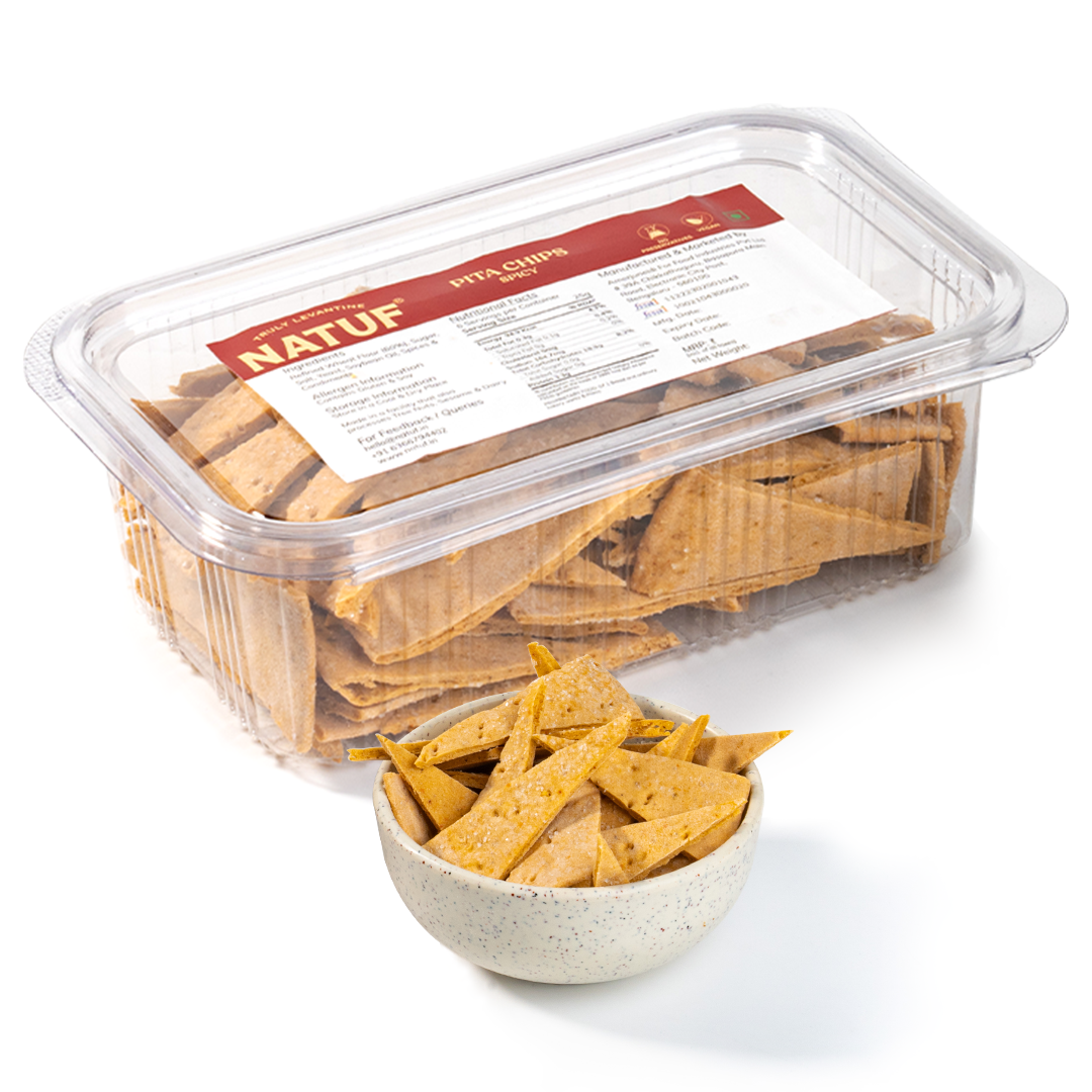 Baked Pita Chips 150gm - Spicy