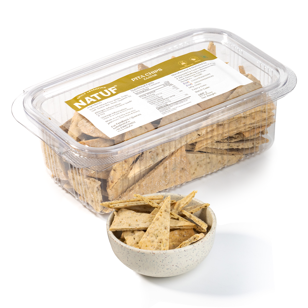 Baked Pita Chips 150gm - Zaatar