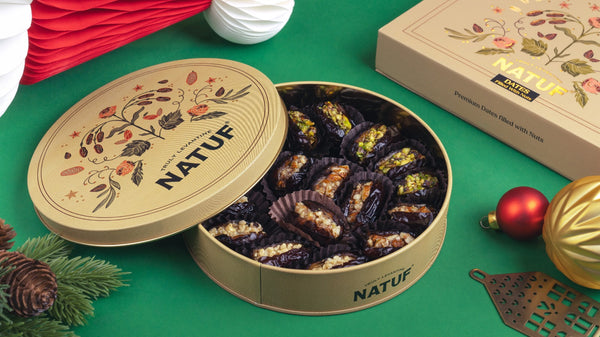 Christmas Special- Assorted Dates & Nuts Tin Box-260gm